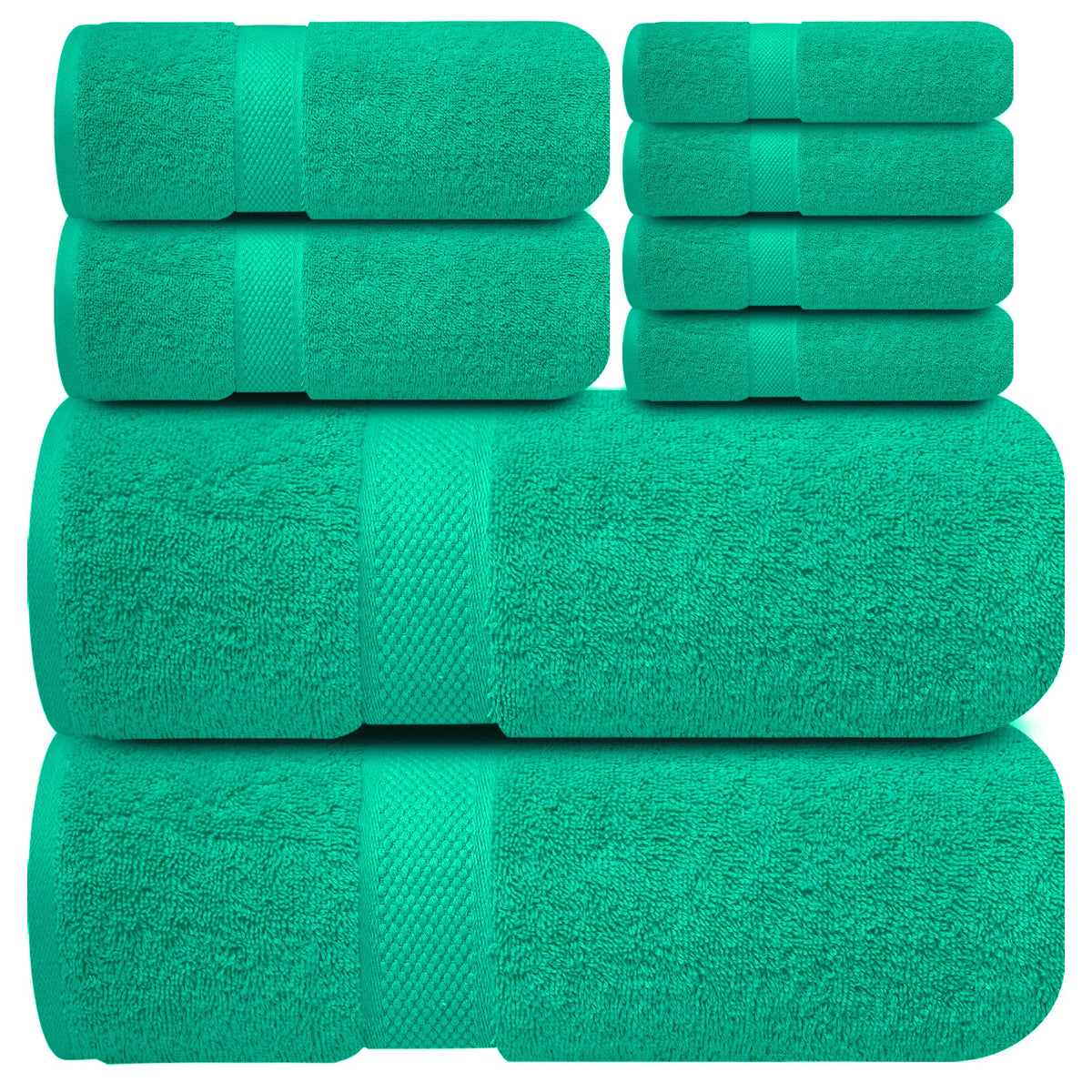 Infinitee Xclusives Ring-Spun Cotton Hand Towels, Set of 6