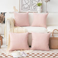Home Brilliant Super Soft Lined Linen Cushion Covers