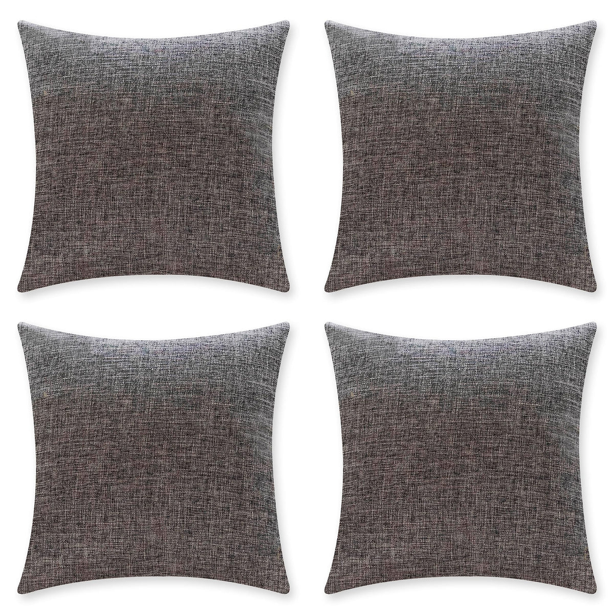 Home Brilliant Super Soft Lined Linen Cushion Covers