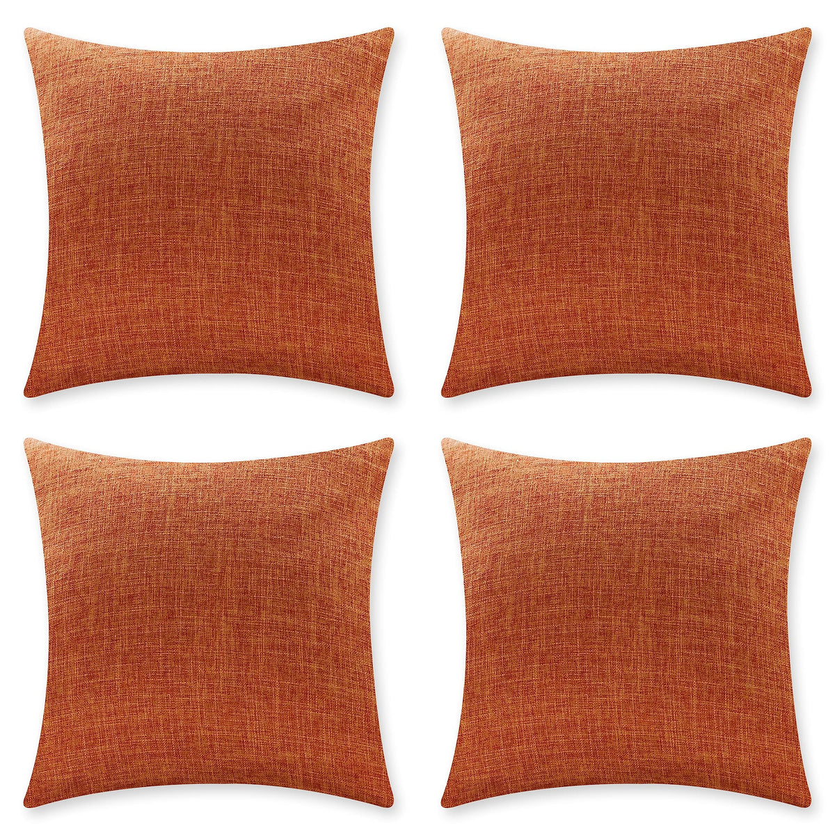 Home Brilliant Super Soft Lined Linen Cushion Covers