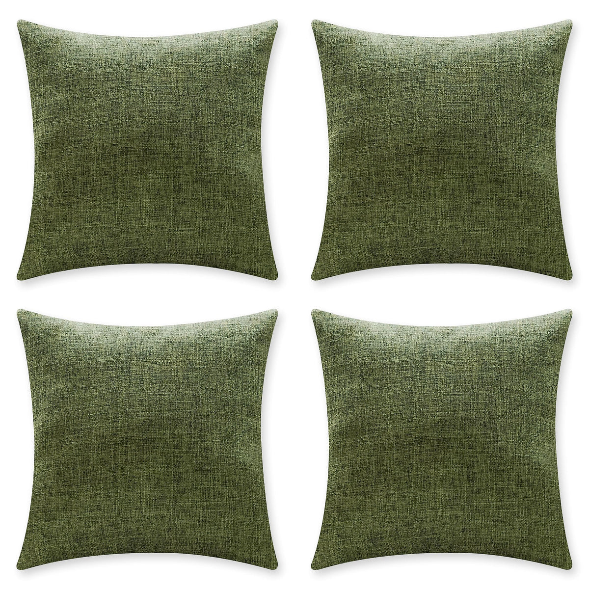 Home Brilliant Super Soft Lined Linen Cushion Covers