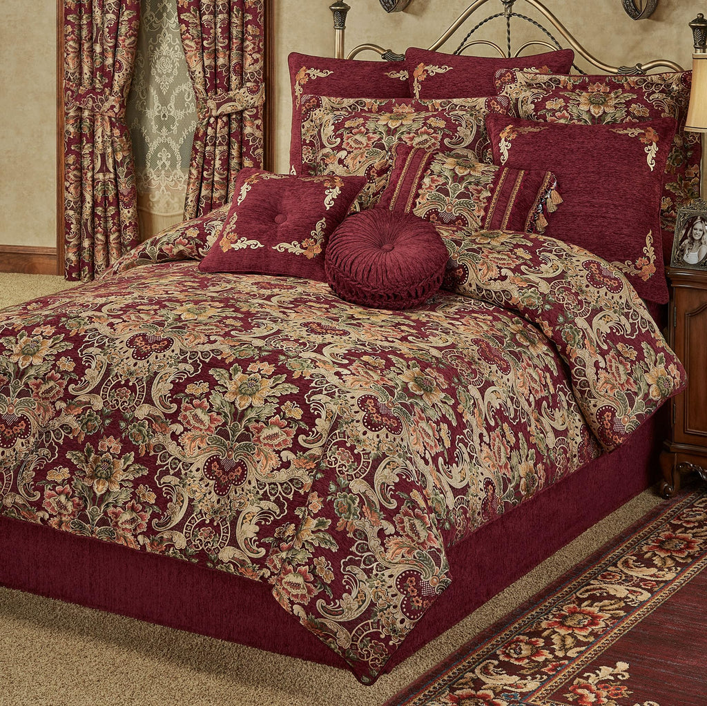 J. Queen NY Tosca Chateau King Chenille Comforter Set, 11-Pc